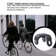 thumbnail image 3 of Soidarity Bicicleta aleación de aluminio e-hook ligero e-hebilla eje delantero duro gancho buena dureza E-type Pothook accesorios de repuesto negro Ciclismo Negro Soidarity OD024306-01, 3 of 6