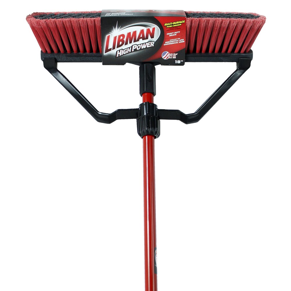 Libman 00824 18" MultiSurface Heavy Duty Push Broom