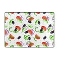 thumbnail image 7 of Area Rugs For Living Room Decor - Tomato Eggplant Cucumber Soft Anti Slip Throw Washable Rugs 5x7 For Bedroom, Indoor Carpet For Bedroom Living Room 80x58In, 7 of 7
