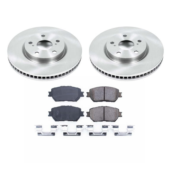 Ultimate Brakes Front Ceramic Brake Pad and Rotor Kit with Hardware WM80866