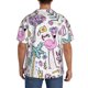 thumbnail image 3 of Fotbe Summer with Flamingo Camisa Estampada de Manga Corta para Hombre, Casual de Verano, Estilo Playero, Sin Arrugas-4X-Large, 3 of 5