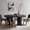 Black, variant on Caspian 72" Oval Concrete Dining Table in Black