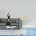 thumbnail image 2 of Adorno Moderno De Resina Con Forma De Llama Y Alfombra Redonda Versátil Para Sala De Estar, Armario, Pasillo, Lavandería, Decoración Interior, 2 of 8