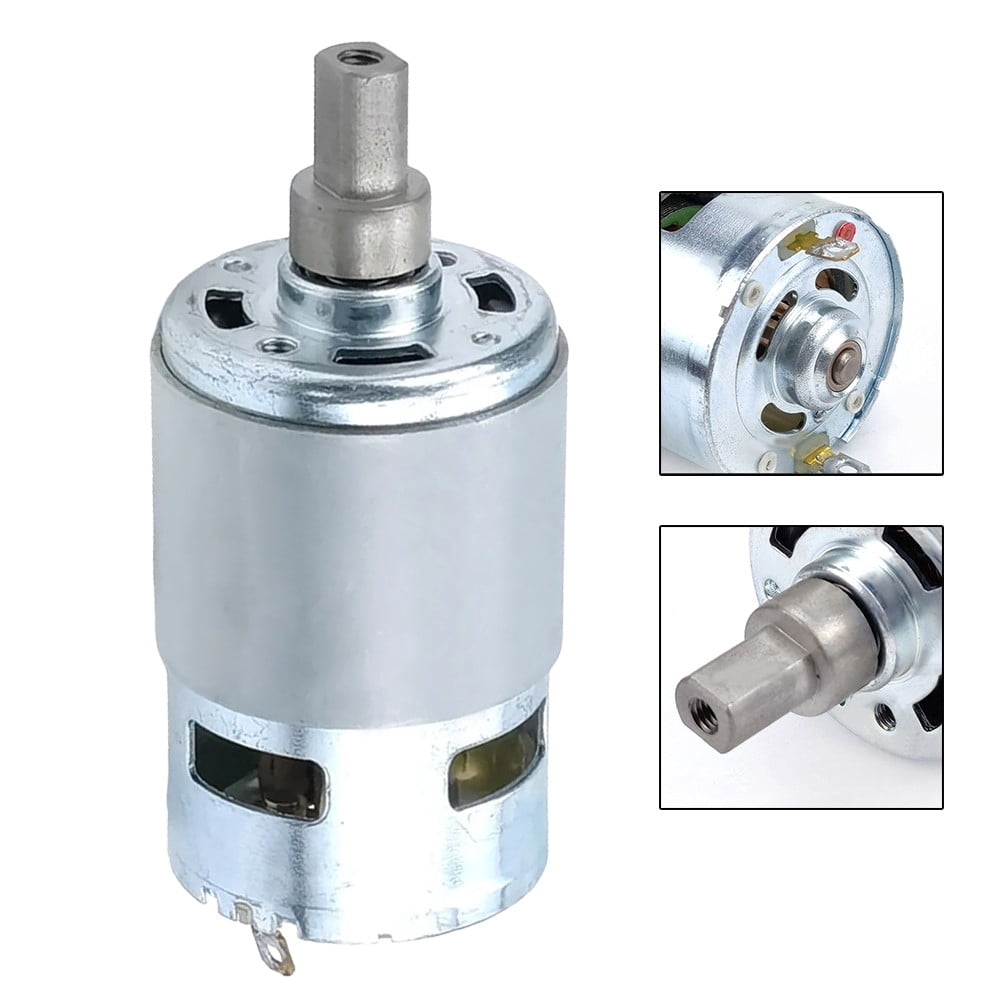 Metal 775 Motor Shaft Diameter 12-25V Hair Dryer Wireless Dust Removal