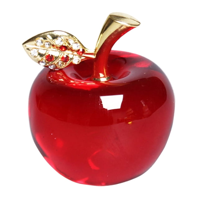 Figuras de manzanas pisapapeles manzanas coleccionables estatua decoración manzanas pisapapeles para el hogar oficina cumpleaños boda día de la madre