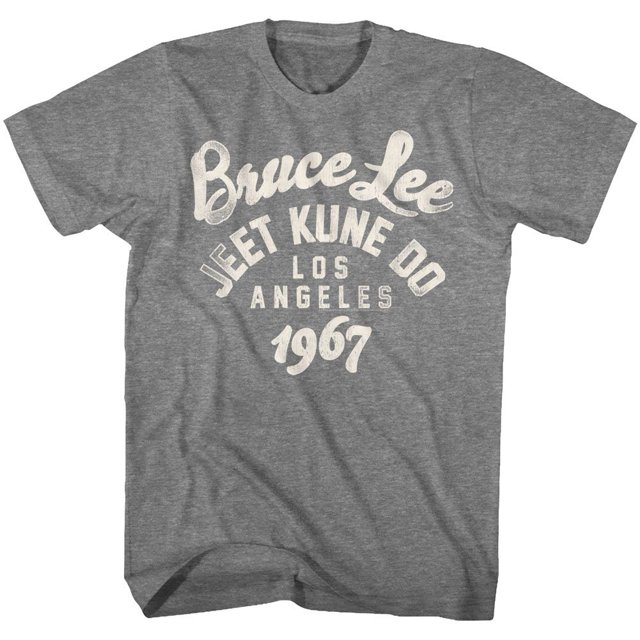 Bruce Lee Be Water 67 Graphite Heather T-Shirt pour Adulte P