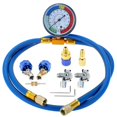 thumbnail image 1 of Tuyau de Charge Réfrigérant R134A R12 R22 avec Kit de Jauge, Tuyau de Recharge AC avec Jauge et Vanne de Perçage BPV31, Vannes de Robinet de Canette R134A, Raccord Rapide R134A, 1 of 5