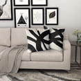 thumbnail image 5 of Black and Beige Pillow Covers Set of 4 18x18 Inch Abstract Striped Throw Pillows for Modern Living Room Sofa Bed Decor Add Sophistication with Contemporary Design, 5 of 6
