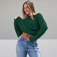 thumbnail image 7 of SUNBS Oversized Sweaters for Women Cable Knit Crewneck Pullover Casual Long Sleeve Top Fall Womens Clothes, 7 of 7