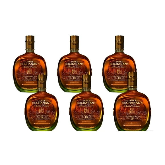 Caja de 6 Whisky Buchanan's Blend 18 Años Reserva Especial 750 ml