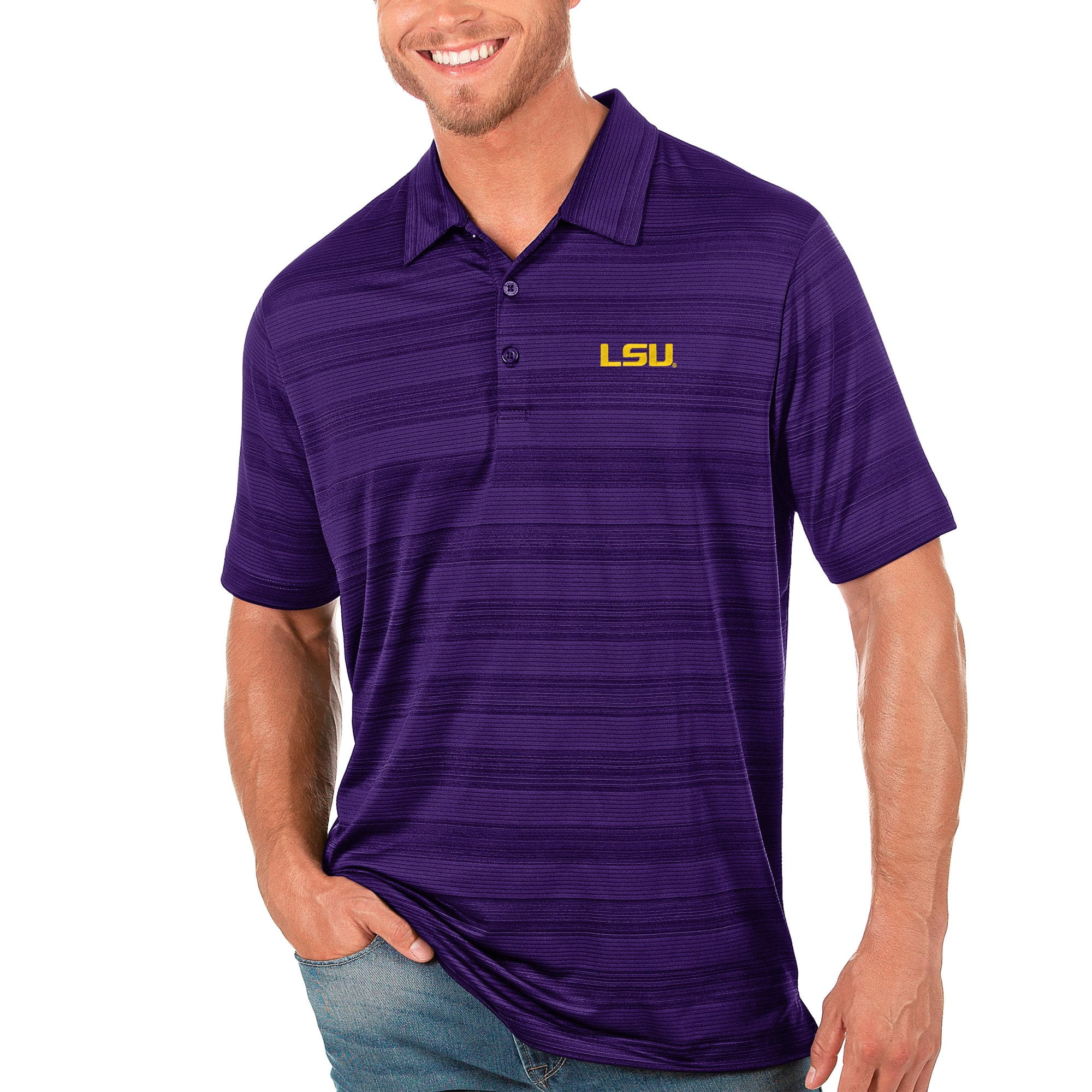 Men's Antigua Purple LSU Tigers Compass 