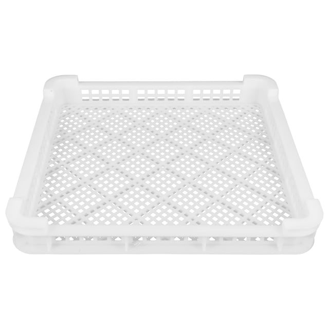 Milisten 1Pack Plastic Food Tray Freezer Baskets Chest White Plastic for Kitchen Storage