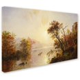 thumbnail image 2 of Trademark Fine Art "Rowing Out of a Cove 1878" Canvas Art by Jasper Cropsey, 2 of 3