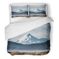 thumbnail image 1 of Juego de Ropa de Cama de 3 Piezas Foggy Mount Shasta California Visto desde Oregón Geese ABPHQTO, 1 of 1