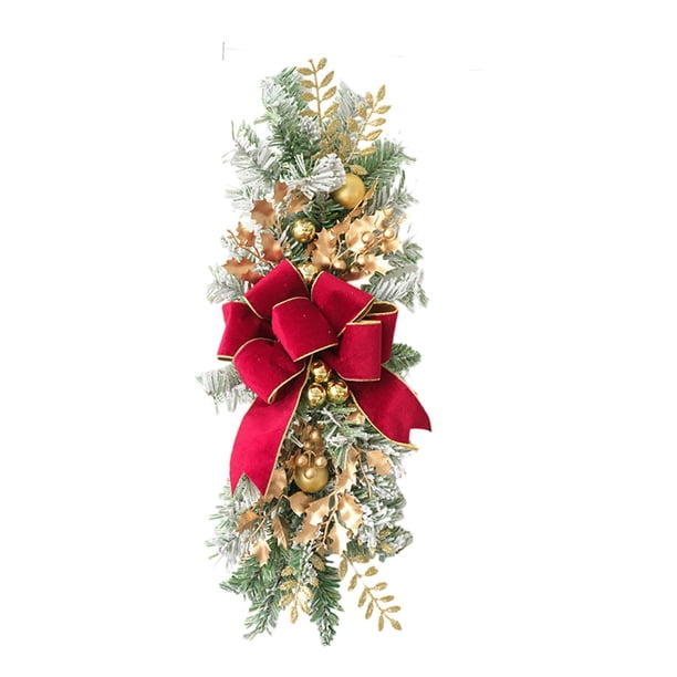 Guirnalda artificial BLESIY forma de lágrima Navidad 55 cm