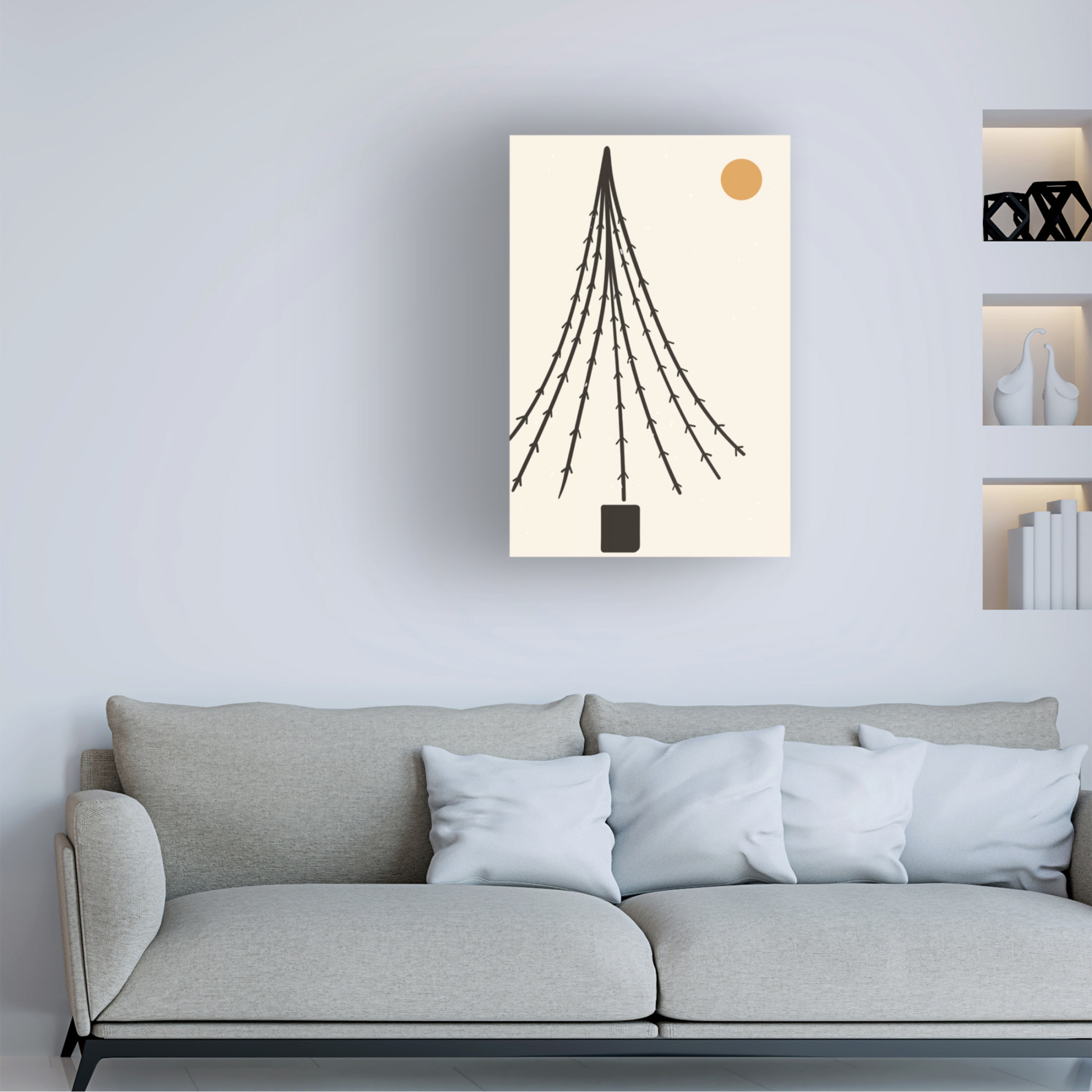 Trademark Fine Art jay stanley Boho Tree Canvas Wall Art