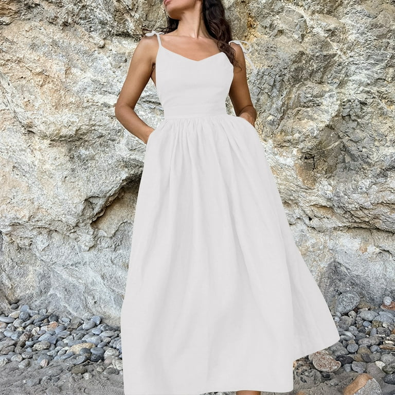 YWJOUDA Summer Fashion Dresses for Womens 2026 Plus Size New European V-neck Strap Elegant Strap Style Strap Back Strap Long Skirt Strap-neck Dress, YWJOUDA Summer Fashion Dresses for Womens 2026 Plus Size New European V-neck Strap Elegant Strap Style Strap Back Strap Long Skirt Strap-neck Dress,