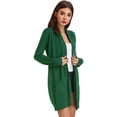 thumbnail image 2 of Women Open Front Cardigan Sweaters Pockets Long Sleeve Shrugs, 2 of 4