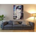 thumbnail image 2 of Epic Graffiti 'Indigo Feeling' by Loui Jover, Canvas Wall Art, 40"x60', 2 of 2