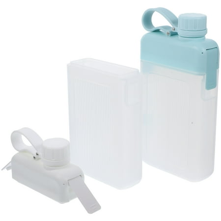 

Worgeous 2 Pcs Portable Cup Modern Sports Camping Bottle Water Slim Fitness Travel