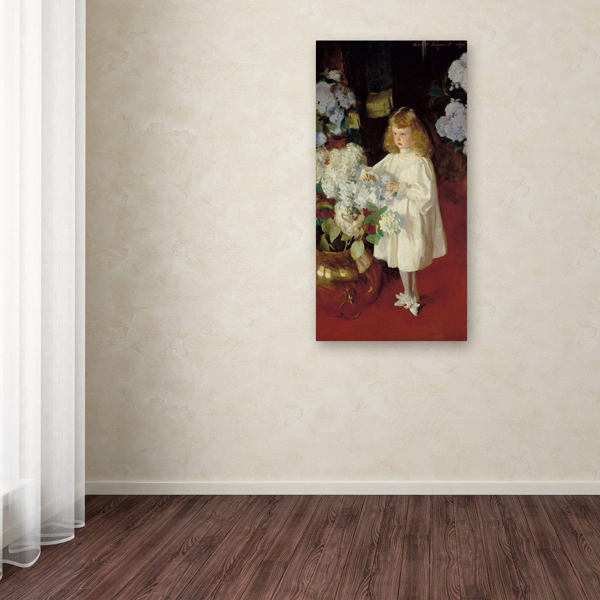 Trademark Fine Art 'Helen Sears' Canvas Art by John Singer Sargent