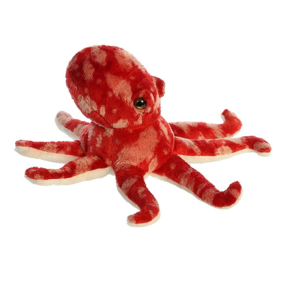 Aurora - Small Red Mini Flopsie - 10" Pacy Octopus - Adorable Stuffed Animal