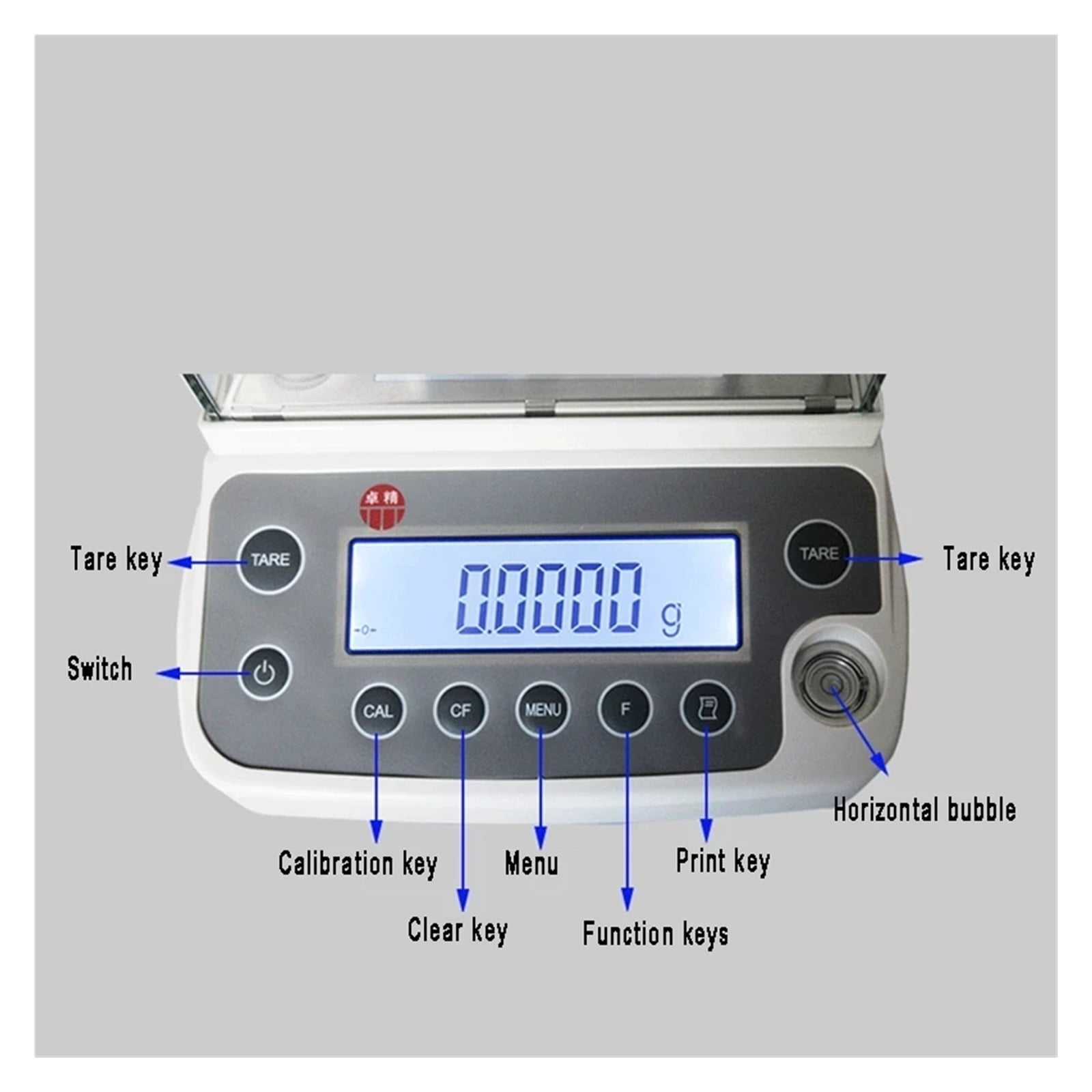 Lab Analytical Balance Digital Precision Electronic Scale 120g*0.0001g 0.1 ,Easy to Use