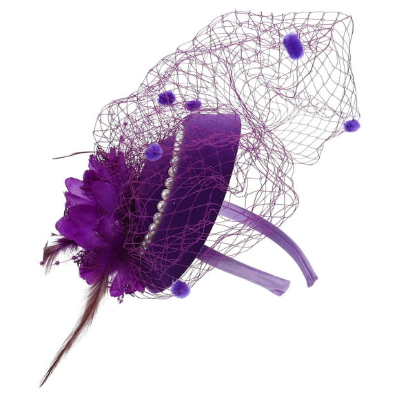 WRITWAA Elegant Purple Headband with and for Party Wear