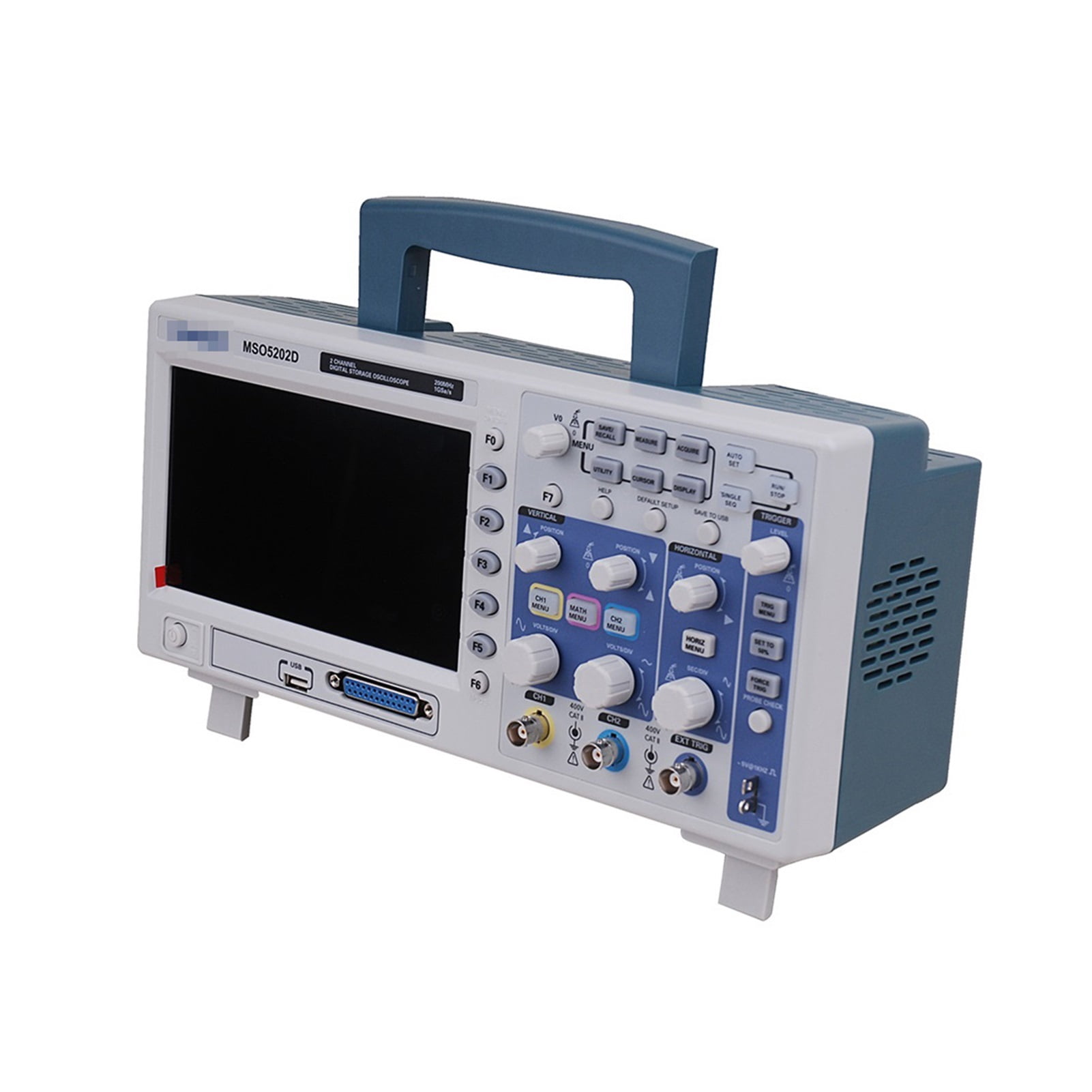 MSO5202D 200MHz 2 In 1 Digital Oscilloscope 2 Channels 1GSa/s + Analyzer 16 Logical Channels 800*480