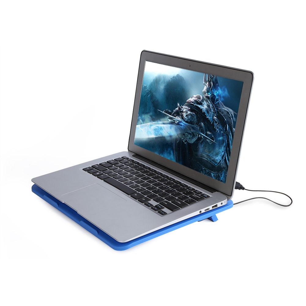 Lighting Laptop Cooling Pad Laptop Cooler Pad Stand USB Base Big Cooling Fan Pad for Laptop USA - image 2 of 6