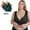 D_ Coffee, variant on SMihono Front Closure Bras for Women 3PCS Lace Sexy Push Up Full Coverage Wireless Bras Solid Plus Size Everyday Bra Beige XXXL
