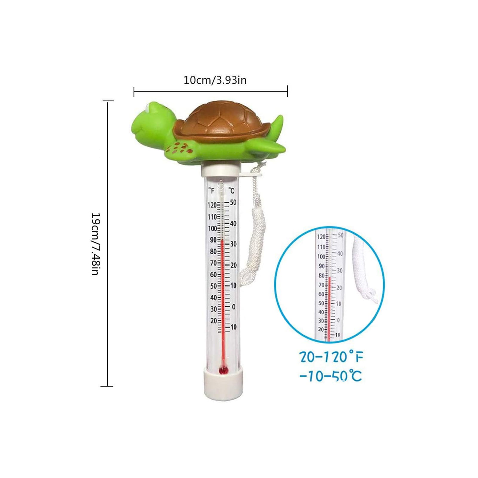 Milliard Floating Pool Thermometer, Floatin' Guy Large Size String  Outdoor/Indoor Swimming Pools, Hot Tub, Spa, and Pond