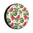 thumbnail image 1 of Fotbe Watermelons Funda de Llanta de Repuesto con Estampado, Engrosada, Ajuste Universal para Jeep, Remolque, RV, SUV, Camión-15 inch, 1 of 6
