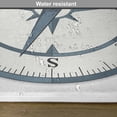 thumbnail image 6 of Ambesonne Compass Place Mats Set of 4, Minimalist Design, Standard Size, Slate Blue Red, 6 of 6