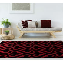 United Weavers Drachma Benachi Modern Geometric Area Rug, Red, 7'10" x 10'6"