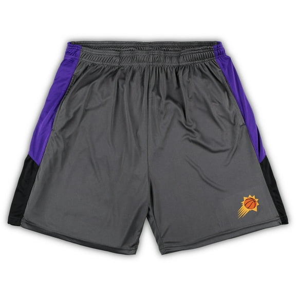 Men's Fanatics Gray Phoenix Suns Big & Tall Shorts