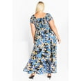 thumbnail image 2 of Avenue Women's Plus Size Raelynn Shirred Bodice Dress, 2 of 2