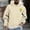 Beige, variant on Men's Hoodies 4XL Big and Tall with Front Pocket Casual Fashion Printed Pullover Drawstring Long Sleeve Hooded Sweatshirts