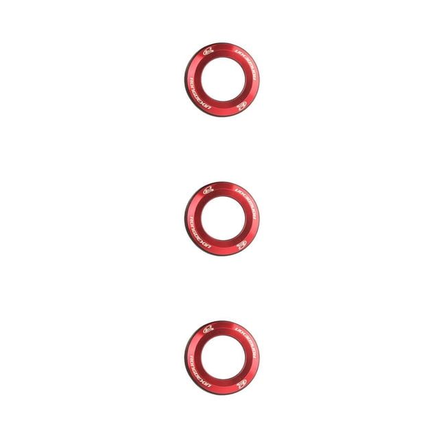 Greeniant Bike Bowl Cover 28.6mm Pipe Headset Caps Piezas de aleación de aluminio para mantenimiento de reparación profesional Rojo Type1 NO1