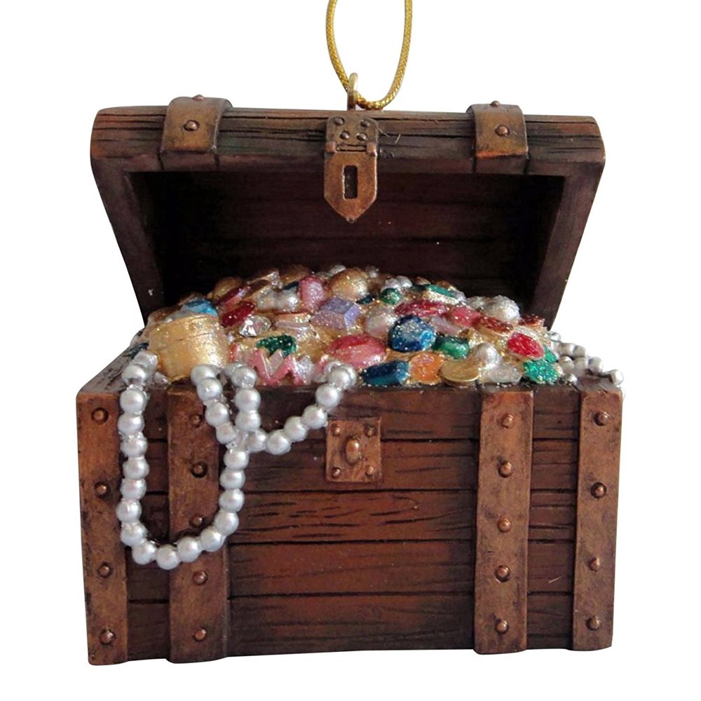 Treasure Chest Ornament, December Diamonds Ornament Treasure Chest By