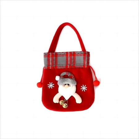 

Champagne Party Decorations Rose Christmas Bags With Santa & Tote Bags For Kids Festive Holiday Sacks For Present Wrapping & Party For Decorations