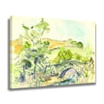 thumbnail image 2 of Un puente de piedra antiguo se extiende sobre un río sereno, pintura de acuarela, póster en lienzo, decoración de dormitorio, paisaje deportivo, decoración de oficina, regalo, estilo marco, 20 x 30 cm, 2 of 8