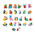 thumbnail image 1 of Rompecabezas de madera con alfabeto ABC, tablero de rompecabezas grueso, juego de combinación educativo, juguetes de bloques para niños y n, 1 of 9