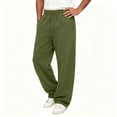 thumbnail image 6 of Yongwang Mens Baggy Sweatpants Drawstring Elastic Waist Wide Leg Pants Athletic Outfits Long Trousers with Pockets, 6 of 8