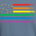 thumbnail image 3 of CafePress - Rainbow American Flag Men's Comfort Colors® T Shir - Mens Comfort Colors Shirt, 3 of 5