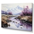 thumbnail image 2 of Designart "Arctic Reflections Alaska " Winter Landscape Wall Art Living Room, 2 of 5