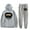 gray, variant on Xg merch Woke Up hoodies suits pocket drawstring hoodies sweatshirt Strap sports pants