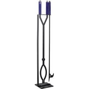 CKLT Heavy Duty Fire Pit Tools Set with 40" Fire Poker and Large Fireplace Tool Set