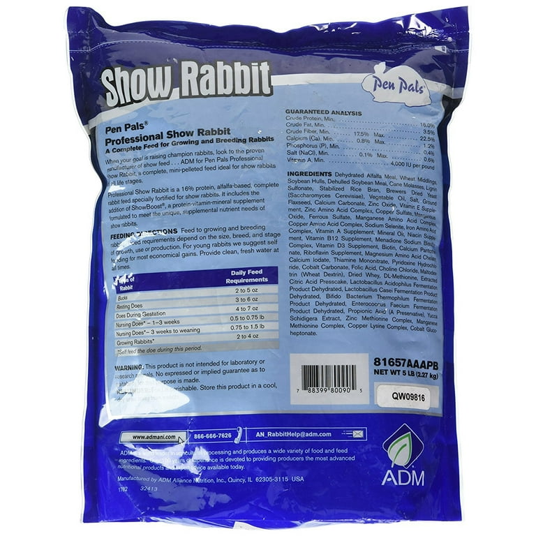 Pen pals top rabbit food