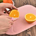 thumbnail image 5 of Paquete de 3 Mini alfombrillas para tabla de cortar de cocina, tabla para cortar fruta pequeña, juego de tablas de cortar de plástico de paja de trigo, apto para lavavajillas, 5 of 5